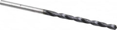 Hertel - #31 135° Cobalt Jobber Drill - TiAlN Finish, Right Hand Cut, Spiral Flute, Straight Shank, 2-3/4" OAL, Split Point - Benchmark Tooling