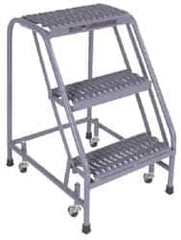 Cotterman - 40" 4 Step Ladder - 350 Lb Capacity, 40" Platform Height, 30" Base Width x 31" Depth, Grip Strut - Benchmark Tooling