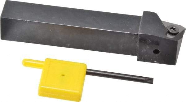 Kennametal - External Thread, Right Hand Cut, 1/2" Shank Width x 1/2" Shank Height Indexable Threading Toolholder - 3-1/4" OAL, LT 16ER Insert Compatibility, LSA Toolholder, Series LT Threading - Benchmark Tooling