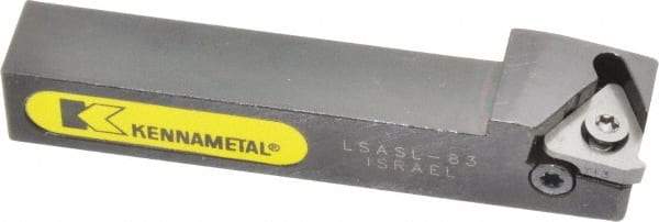 Kennametal - External Thread, Left Hand Cut, 1/2" Shank Width x 1/2" Shank Height Indexable Threading Toolholder - 3-1/4" OAL, LT 16EL Insert Compatibility, LSA Toolholder, Series LT Threading - Benchmark Tooling