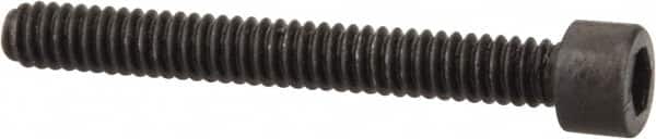 Value Collection - #1-64 UNC Hex Socket Drive, Socket Cap Screw - Alloy Steel, Black Oxide Finish, Fully Threaded, 5/8" Length Under Head - Benchmark Tooling