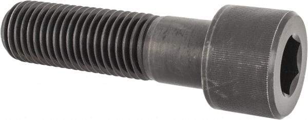 Value Collection - 1-3/8 - 6 UNC Hex Socket Drive, Socket Cap Screw - Alloy Steel, Black Oxide Finish, Partially Threaded, 5" Length Under Head - Benchmark Tooling