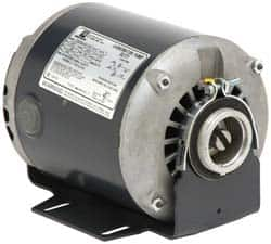 US Motors - 1/2 hp, ODP Enclosure, Auto Thermal Protection, 1,725 RPM, 120/240 Volt, 60/50 Hz, Single Phase Split Phase Motor - Size 48 Frame, Cradle Mount, 1 Speed, Sleeve Bearings, 7.5/3.6 Full Load Amps, B Class Insulation, Reversible - Benchmark Tooling