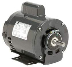 US Motors - 3/4, 1/4 hp, ODP Enclosure, No Thermal Protection, 1725, 1140 RPM, 115 Volt, 60 Hz, Single Phase Capacitor Start-Cap Run Motor - Size 56 Frame, Cradle/Stud Mount, 2 Speed, Ball Bearings, 8.9/6.1 Full Load Amps, B Class Insulation, Reversible - Benchmark Tooling