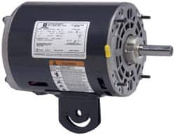 US Motors - 1/2 hp, TEAO Enclosure, Auto Thermal Protection, 1,725 RPM, 115 Volt, 60 Hz, Single Phase Split Phase Motor - Size 48YZ Frame, Yoke Mount, 1 Speed, Sleeve Bearings, 6.60 Full Load Amps, A Class Insulation, Reversible - Benchmark Tooling