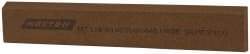 Norton - 6" Long x 1" Wide x 1/4" Thick, Aluminum Oxide Sharpening Stone - Rectangle, Medium Grade - Benchmark Tooling