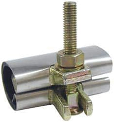 B&K Mueller - 1-1/4" Pipe Single Bolt 3" Repair Clamp - For Providing Strong Positive Seal In Repairing Leaking Pipes - Benchmark Tooling