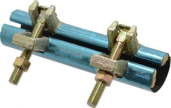 B&K Mueller - 1/2" Pipe Two Bolt 6" Repair Clamp - For Providing Strong Positive Seal In Repairing Leaking Pipes - Benchmark Tooling