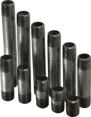 B&K Mueller - 66 Piece, 1/2" Pipe, Galvanized Pipe Nipple Set - Schedule 40, (6) Close, (6) 1-1/2, (6) 2, (6) 2-1/2, (6) 3, (6) 3-1/2, (6) 4, (6) 4-1/2, (6) 5, (6) 5-1/2, (6) 6 - Benchmark Tooling