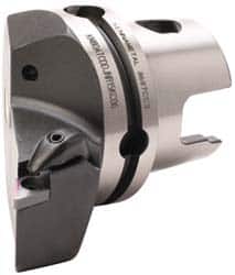Kennametal - Left Hand Cut, Size KM80, DN.. Insert Compatiblity, External Modular Turning & Profiling Cutting Unit Head - 53mm Ctr to Cutting Edge, 70mm Head Length, Through Coolant, Series Kenclamp - Benchmark Tooling