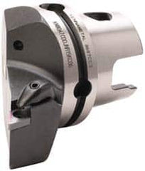 Kennametal - Right Hand Cut, Size KM80, DN.. Insert Compatiblity, External Modular Turning & Profiling Cutting Unit Head - 53mm Ctr to Cutting Edge, 70mm Head Length, Through Coolant, Series Kenclamp - Benchmark Tooling