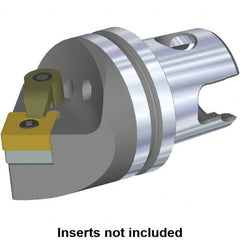 Kennametal - Neutral Cut, Size KM32, SN.. Insert Compatiblity, External Modular Turning & Profiling Cutting Unit Head - 40mm Head Length, Through Coolant, Series Kenloc - Benchmark Tooling