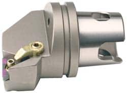 Kennametal - Right Hand Cut, Size KM32, TN.. Insert Compatiblity, Internal Modular Turning & Profiling Cutting Unit Head - 22mm Ctr to Cutting Edge, 35mm Head Length, Through Coolant, Series Kenloc - Benchmark Tooling