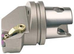 Kennametal - Right Hand Cut, Size KM32, TN.. Insert Compatiblity, Internal Modular Turning & Profiling Cutting Unit Head - 22mm Ctr to Cutting Edge, 35mm Head Length, Through Coolant, Series Kenloc - Benchmark Tooling