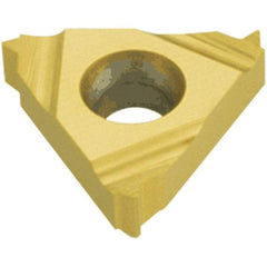 Iscar - 22ER External Right Hand ISO Laydown Threading Insert - Grade IC908, TiAlN Coated Carbide, 12.7mm Inscribed Circle - Benchmark Tooling