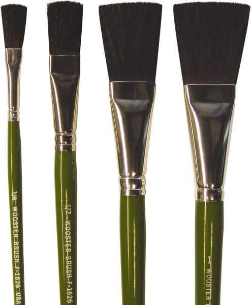 Wooster Brush - 1" Camel Hair Artist's Paint Brush - 1-3/32" Wide, 1-13/32" Bristle Length, 5-3/4" Plastic Handle - Benchmark Tooling