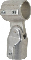 Hollaender - 1-1/4" Pipe, Adjustable Elbow Assembly, Aluminum Alloy Elbow Pipe Rail Fitting - Bright Finish - Benchmark Tooling