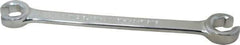 Blackhawk by Proto - 1/2 x 9/16", Full Polish, Open End Flare Nut Wrench - 6 Points, 7-1/2" OAL, Steel, Double End Head - Benchmark Tooling