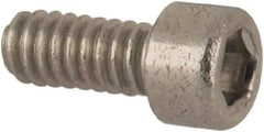 Value Collection - #1-64 UNC Hex Socket Drive, Socket Cap Screw - Grade 18-8 & Austenitic A2 Stainless Steel, Fully Threaded, 3/16" Length Under Head - Benchmark Tooling