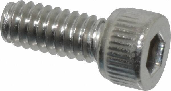 Value Collection - #5-40 UNC Hex Socket Drive, Socket Cap Screw - Grade 18-8 & Austenitic A2 Stainless Steel, Fully Threaded, 5/16" Length Under Head - Benchmark Tooling