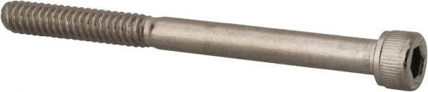 Value Collection - #10-24 UNC Hex Socket Drive, Socket Cap Screw - Grade 18-8 & Austenitic A2 Stainless Steel, Partially Threaded, 2-1/4" Length Under Head - Benchmark Tooling