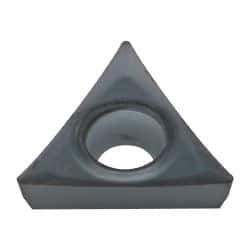 Kennametal - TPGT32.51 HP Grade KC5010 Carbide Turning Insert - TiAlN Finish, 60° Triangle, 3/8" Inscr Circle, 5/32" Thick, 1/64" Corner Radius - Benchmark Tooling