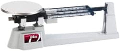 Ohaus - 610 g, 0.1 g Graduation, Triple Beam Balance - 6" Platform Diam - Benchmark Tooling