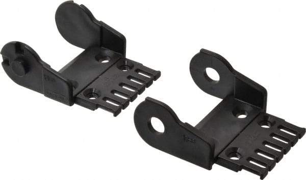 Igus - 2.87 Inch Outside Width x 1.38 Inch Outside Height, Cable and Hose Carrier Plastic Open Mounting Bracket Set - 2.17 Inch Bend Radius, 2.24 Inch Inside Width x 0.98 Inch Inside Height - Benchmark Tooling