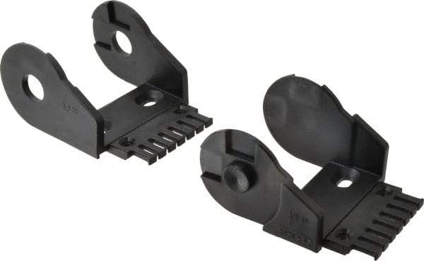 Igus - 3.74 Inch Outside Width x 2.52 Inch Outside Height, Cable and Hose Carrier Plastic Open Mounting Bracket Set - 3.94 Inch Bend Radius, 2.95 Inch Inside Width x 1.77 Inch Inside Height - Benchmark Tooling