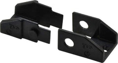 Igus - 0.89 Inch Outside Width x 0.59 Inch Outside Height, Cable and Hose Carrier Plastic Zipper Mounting Bracket Set - 1.1 Inch Bend Radius, 0.63 Inch Inside Width x 0.41 Inch Inside Height - Benchmark Tooling