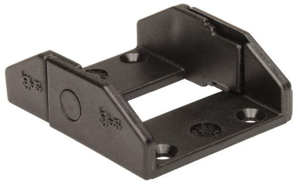 Igus - 1.46 Inch Outside Width x 0.59 Inch Outside Height, Cable and Hose Carrier Plastic Zipper Mounting Bracket Set - 1.1 Inch Bend Radius, 1.18 Inch Inside Width x 0.41 Inch Inside Height - Benchmark Tooling