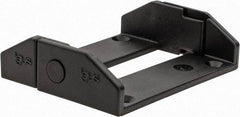 Igus - 2.24 Inch Outside Width x 0.59 Inch Outside Height, Cable and Hose Carrier Plastic Zipper Mounting Bracket Set - 1.1 Inch Bend Radius, 1.97 Inch Inside Width x 0.41 Inch Inside Height - Benchmark Tooling