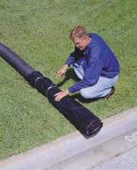 UltraTech - 16 Inch Diameter Pipe Sock - For Use with Oil and Sediment, Helps Comply with NPDES and 40 CFR 122.26 - Benchmark Tooling