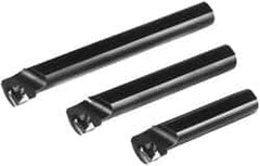 APT - 1-1/16" Min Diam Smallest Bar, 1-1/4" Min Diam Largest Bar, Steel Indexable Boring Bar Set - TPG Insert, 5-1/2, 7, 9" Max Bore Depth - Benchmark Tooling