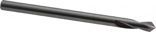 Magafor - 3mm Body Diam, 90°, 1-3/4" OAL, Solid Carbide Spotting Drill - Benchmark Tooling