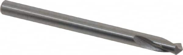 Magafor - 4mm Body Diam, 120°, 2" OAL, Solid Carbide Spotting Drill - Benchmark Tooling