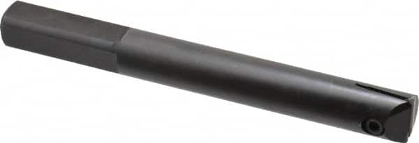 APT - 13/16" Min Bore Diam, 6-1/2" OAL, 3/4" Shank Diam, Indexable Boring Bar - 4-1/2" Max Bore Depth, TPG 321 Insert, Screw Holding Method - Benchmark Tooling