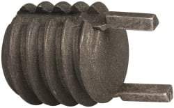 Jergens - 5/16-18 External, UNC, 7.8mm Insert Length, Solid Keylocking Thread Inserts - Carbon Steel, Zinc Phosphate Finish, Grade C1215, 2A External Class of Fit, Use Tool 215-064801 - Exact Industrial Supply