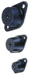 Tech Products - 1/2-13 Bolt Thread, 5-1/2" Long x 3-3/8" Wide x 2-7/8" High Double Deflection Stud Mount Leveling Pad & Mount - 250 Max Lb Capacity, 2-1/2" Base Diam - Benchmark Tooling