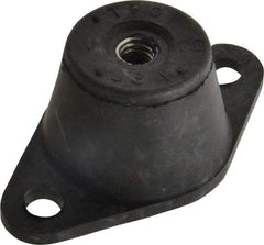 Tech Products - 5/16-18 Bolt Thread, 3-1/8" Long x 1-3/4" Wide x 1-1/4" High Double Deflection Stud Mount Leveling Pad & Mount - 45 Max Lb Capacity, 1-1/4" Base Diam - Benchmark Tooling