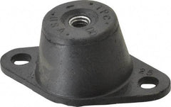 Tech Products - 5/16-18 Bolt Thread, 3-1/8" Long x 1-3/4" Wide x 1-1/4" High Double Deflection Stud Mount Leveling Pad & Mount - 70 Max Lb Capacity, 1-1/4" Base Diam - Benchmark Tooling