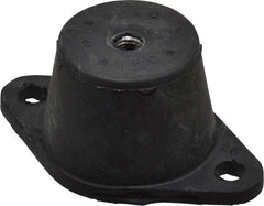 Tech Products - 3/8-16 Bolt Thread, 3-7/8" Long x 2-3/8" Wide x 1-3/4" High Double Deflection Stud Mount Leveling Pad & Mount - 170 Max Lb Capacity, 1-3/4" Base Diam - Benchmark Tooling