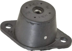 Tech Products - 3/8-16 Bolt Thread, 3-7/8" Long x 2-3/8" Wide x 1-3/4" High Double Deflection Stud Mount Leveling Pad & Mount - 550 Max Lb Capacity, 1-3/4" Base Diam - Benchmark Tooling