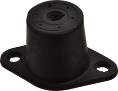 Tech Products - 1/2-13 Bolt Thread, 5-1/2" Long x 3-3/8" Wide x 2-7/8" High Double Deflection Stud Mount Leveling Pad & Mount - 750 Max Lb Capacity, 2-1/2" Base Diam - Benchmark Tooling
