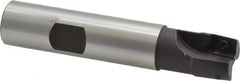 Cutting Tool Technologies - 5/8" Cut Diam, 0.38" Max Depth of Cut, 5/8" Shank Diam, 3-1/4" OAL, Indexable Square Shoulder End Mill - APKT 1003... Inserts, Weldon Shank, 90° Lead Angle - Benchmark Tooling