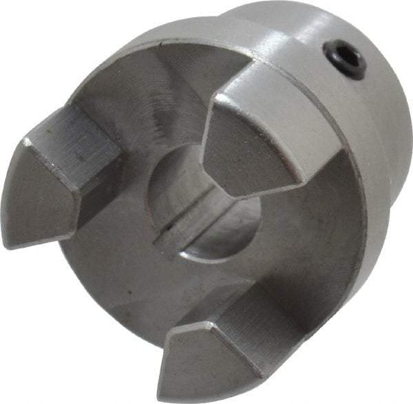 Boston Gear - 7/16" Max Bore Diam, FC12 Coupling Size, Flexible Half Coupling - 1-1/4" OD, 2.32" OAL, Steel - Benchmark Tooling