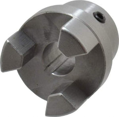 Boston Gear - 7/16" Max Bore Diam, FC12 Coupling Size, Flexible Half Coupling - 1-1/4" OD, 2.32" OAL, Steel - Benchmark Tooling