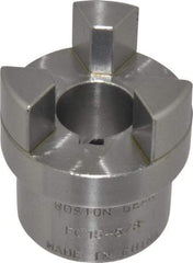 Boston Gear - 5/8" Max Bore Diam, FC15 Coupling Size, Flexible Half Coupling - 1-1/2" OD, 2.76" OAL, Steel - Benchmark Tooling