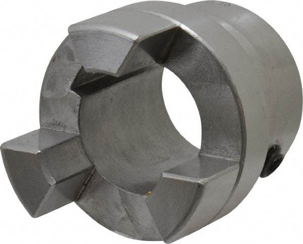 Boston Gear - 7/8" Max Bore Diam, FC15 Coupling Size, Flexible Half Coupling - 1-1/2" OD, 2.76" OAL, Steel - Benchmark Tooling