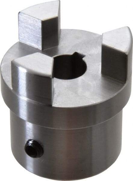 Boston Gear - 5/8" Max Bore Diam, FC20 Coupling Size, Flexible Half Coupling - 2" OD, 3.69" OAL, Steel - Benchmark Tooling